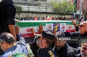 مراسم تشییع پیکر مطهر سردار شهید «حسین ظریفی» در مشهد