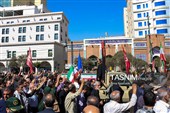 مراسم تشییع پیکر مطهر سردار شهید «حسین ظریفی» در مشهد