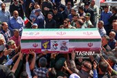 مراسم تشییع پیکر مطهر سردار شهید «حسین ظریفی» در مشهد