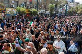 مراسم تشییع پیکر مطهر سردار شهید «حسین ظریفی» در مشهد