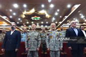 امیر سرلشکر «امیر حاتمی» فرمانده کل ارتش جمهوری اسلامی ایران در نخستین جشنواره ملی سرباز ایرانی
