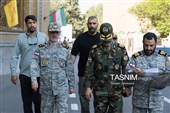 امیر سرلشکر «امیر حاتمی» فرمانده کل ارتش جمهوری اسلامی ایران در نخستین جشنواره ملی سرباز ایرانی