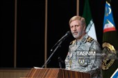 سخنرانی امیر سرلشکر «امیر حاتمی» فرمانده کل ارتش جمهوری اسلامی ایران در نخستین جشنواره ملی سرباز ایرانی