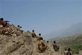 تصاویری از بیرون راندن مزدوران سعودی از غرب شهر «تعز» یمن