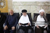 گرامیداشت آیت الله شبیری زنجانی در حرم حضرت معصومه(س)