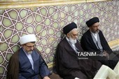 گرامیداشت آیت الله شبیری زنجانی در حرم حضرت معصومه(س)