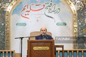 گرامیداشت آیت الله شبیری زنجانی در حرم حضرت معصومه(س)