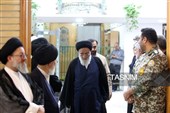گرامیداشت آیت الله شبیری زنجانی در حرم حضرت معصومه(س)