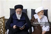گرامیداشت آیت الله شبیری زنجانی در حرم حضرت معصومه(س)