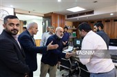 حضور سردار محمد کرمی فرمانده نیروی زمینی سپاه پاسداران در تحریریه خبرگزاری تسنیم