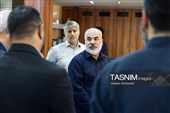 حضور سردار محمد کرمی فرمانده نیروی زمینی سپاه پاسداران در تحریریه خبرگزاری تسنیم