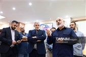 فرمانده نیروی زمینی سپاه از خبرگزاری تسنیم بازدید کرد