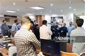 حضور سردار محمد کرمی فرمانده نیروی زمینی سپاه پاسداران در تحریریه خبرگزاری تسنیم