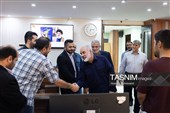 حضور سردار محمد کرمی فرمانده نیروی زمینی سپاه پاسداران در تحریریه خبرگزاری تسنیم