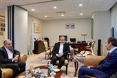 دیدار رئیس گروه ریش‌سفیدان بین‌المللی با وزیر امور خارجه