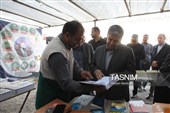 بازدید استاندار اردبیل از نمایشگاه رزمی و فرهنگی دفاع مقدس