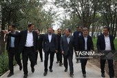 بررسی میدانی مسولان اردبیل از پروژه‌های عمران شهری در قاب تصاویر
