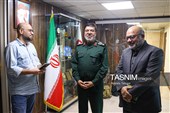 حضور سردار رمضان شریف،رئیس مرکز اسناد و تحقیقات دفاع مقدس در خبرگزاری تسنیم