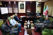 حضور سردار رمضان شریف،رئیس مرکز اسناد و تحقیقات دفاع مقدس در خبرگزاری تسنیم