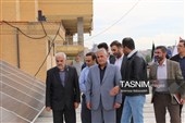 افتتاح نخستین نیروگاه خورشیدی بنیاد شهید آذربایجان‌شرقی در تبریز
