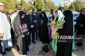 مراسم بدرقه دختر شهید