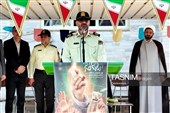 مراسم بدرقه دختر شهید