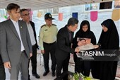 مراسم بدرقه دختر شهید