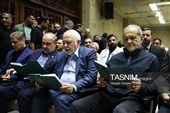 مسعود پزشکیان رئیس جمهور در مراسم ختم «احمد ناطق نوری»