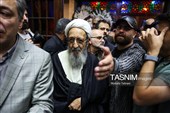 هادی غفاری در مراسم ختم «احمد ناطق نوری»