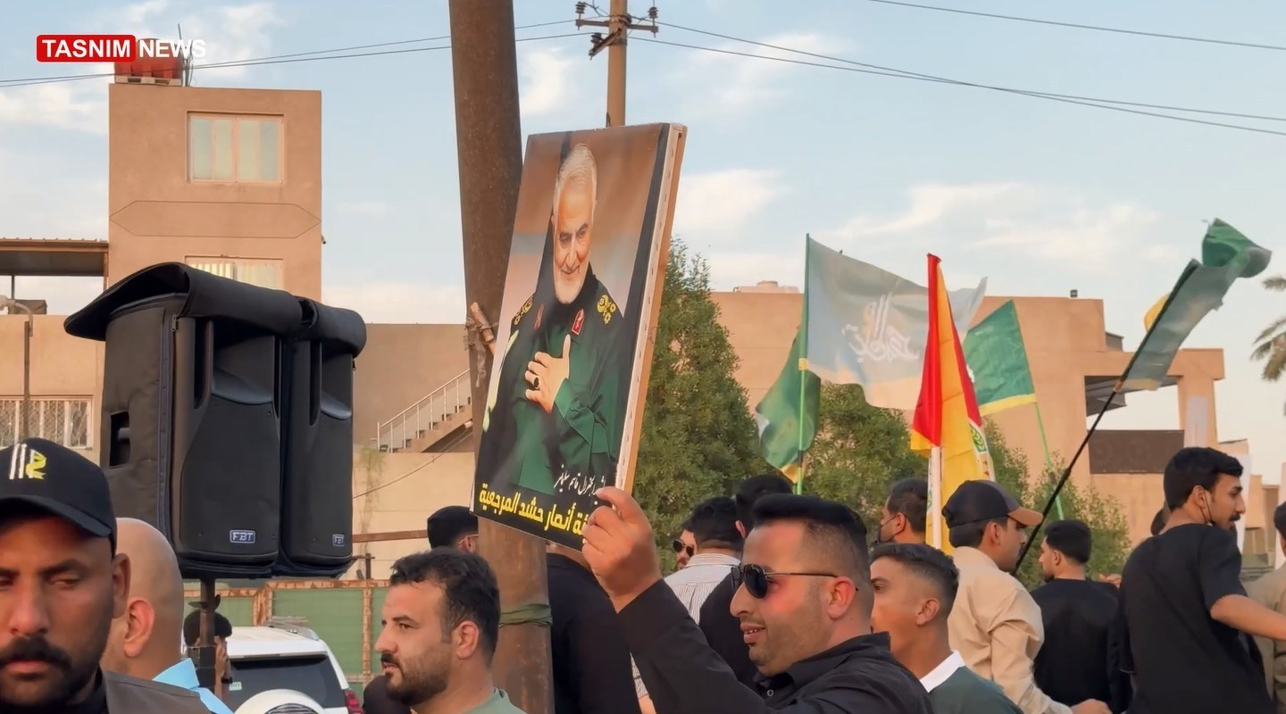 کشور عراق , بغداد , علی الزیدی , شهید سپهبد قاسم سلیمانی , ابومهدی المهندس ,