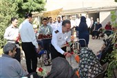 آتش‌نشانان کرجی پای حرف‌های سالمندان نشستند+تصاویر