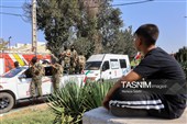 رزمایش جان فدایان ایران در مبارکه 