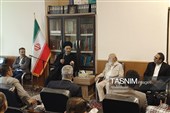 دیدار مهدی چمران و اعضای شورای شهر اردبیل با آیت‌الله عاملی