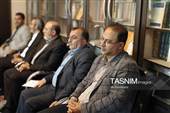 دیدار مهدی چمران و اعضای شورای شهر اردبیل با آیت‌الله عاملی