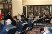 دیدار مهدی چمران و اعضای شورای شهر اردبیل با آیت‌الله عاملی