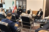 دیدار مهدی چمران و اعضای شورای شهر اردبیل با آیت‌الله عاملی