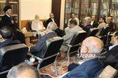 دیدار مهدی چمران و اعضای شورای شهر اردبیل با آیت‌الله عاملی