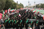 میدان آزادی تا گلستان شهدا؛ اصفهان با "جان‌فدایان ایران"به میدان آمد