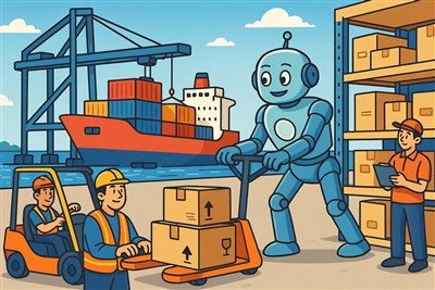 یک‌ششم تجارت جهان در اختیار AI