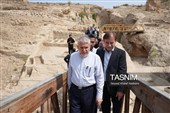 بازدید وزیر میراث فرهنگی از آثار تاریخی جنوب استان بوشهر