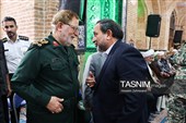 حمیدرضا مقدم فر مشاور فرمانده کل سپاه و سرلشکر مصطفی ایزدی جانشین فرمانده کل سپاه