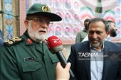 حمیدرضا مقدم فر مشاور فرمانده کل سپاه و سرلشکر مصطفی ایزدی جانشین فرمانده کل سپاه