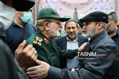  سردار محمدرضا فلاح زاده  جانشین فرمانده نیروی قدس سپاه و سرلشکر مصطفی ایزدی جانشین فرمانده کل سپاه