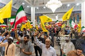 بزرگداشت شهید سیدحسن نصرالله در حرم حضرت معصومه(س)