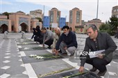 آغاز هفته دامپزشکی در اردبیل با ادای احترام به شهدا و بازدید از مجموعه دامپزشکی
