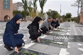 آغاز هفته دامپزشکی در اردبیل با ادای احترام به شهدا و بازدید از مجموعه دامپزشکی