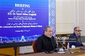 نشست وزیر امور خارجه با سفرا و کارداران و روسای نمایندگی های خارجی و بین‌المللی مقیم تهران