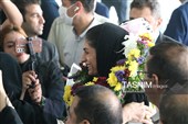 استقبال از زهرا زارعی؛ نخستین بانوی ایرانی مدال‌آور دو و میدانی در بازی‌های آسیایی