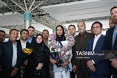 استقبال از زهرا زارعی؛ نخستین بانوی ایرانی مدال‌آور دو و میدانی در بازی‌های آسیایی