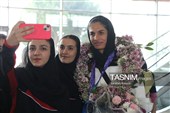 استقبال از زهرا زارعی؛ نخستین بانوی ایرانی مدال‌آور دو و میدانی در بازی‌های آسیایی
